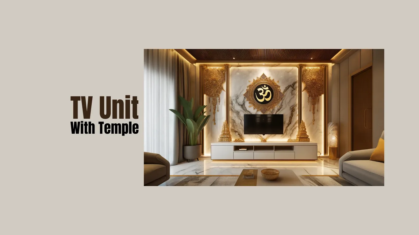 TV Unit With Temple
