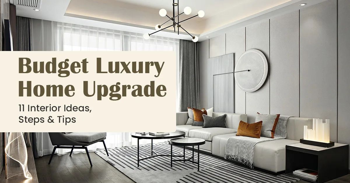 Budget Luxury Home Upgrade: 11 Interior Ideas, Steps & Tips